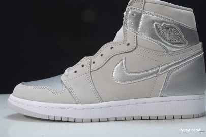 Hyperoad  JORDAN NEUTRAL 1 METALLIC SPECIAL GREY (WITH JAPAN SILVER BOX) AIR 0731